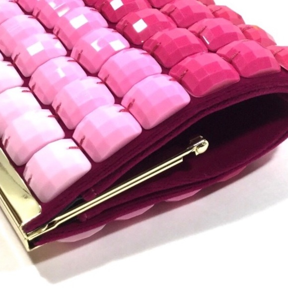 (2 for $30) INC pink ombré clutch - Picture 2 of 8